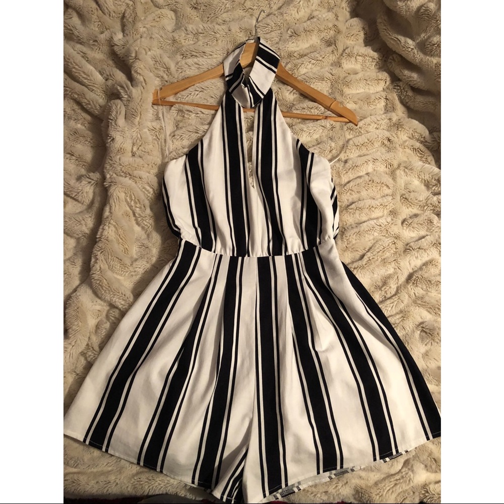 Open back romper